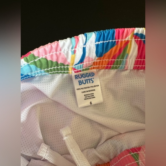 Ruggedbutts Tropical Adventure Colorful Kids Swim Shorts Trunks - Picture 3 of 4